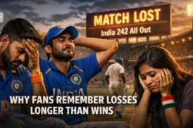 Why Cricket Fans Remember Losses Longer Than Wins